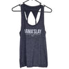 Lorna Jane Mama's Slay Grey Tank Top Medium