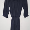 Apart Black Off-Shoulder Midi Dress With Tie Waist Size 10 AU