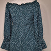 Blossom Green Polka Dot Cut-Out Mini Dress AU 10