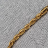 24K yellow gold plated rope chain ladies ladiesgoldchain