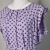 Portmans Lilac Polka Dot Midi Dress – Size 16 AU