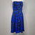 Collection Blue Party Dress Strapless Cocktail Wear 8 AU