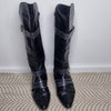 festival Django Juliette Black Leather Tall Boots Size AU 10