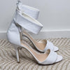 Tony Bianco White Leather Heels White Size AU 7