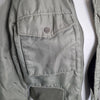 H M Divided Cropped Bomber Jacket Khaki Green