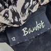 Bardot Brown Leopard Print Dress 12 AU
