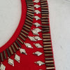 Knight Angel Red Bodycon Dress with Stud Mirror Detail 8 AU