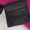 David Lawrence 3 4 sleeve cowl neck sweater. 100 wool. Pink