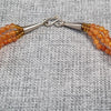 Carnelian &amp; Garnet Gemstone Beaded Necklace
