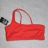 Cotton On Red one shoulder sports bra top. Red. New with Red
