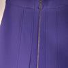 Cue Women's Blue Pleated skirt with front zipper. Size 6 AU