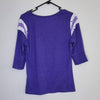 Lorna Jane Purple 3/4 Sleeve Top Small