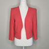 Portmans Coral Cropped Blazer Red Size 8