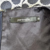 Portmans Navy Polka Dot Fit Flare Dress Size 8 AU
