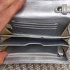 Liu Jo Silver Crossbody Wallet on Chain Metallic Faux Silver