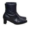 Laura Benini Rare Black Leather Ankle Boots Made in Australia 8 AU