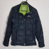 Kathmandu Women’s Puffer Jacket – Black with Green Lining – Size AU 6 - CLEARANCE
