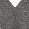 David Lawrence Black Jacquard Sleeveless Top Black Size 6
