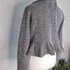 Chic grey tweed jacket with a flattering peplum 10