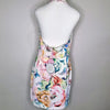 Minty Meets Munt Vera Mini Dress Neon Rose Print Size 12 AU NWT