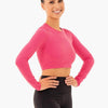 Ryderwear Long Sleeve Crop Top Size Small NWT