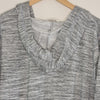 Virtuelle Grey Marle Hoodie Tunic Top Grey