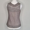 Alannah Hill Little Sparkle Beaded Sequin Silk Top Size 12