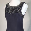 Forever New Black Beaded Cocktail Dress Size 8