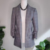 Portmans Grey Plaid Blazer Grey Size 8