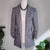 Portmans Grey Plaid Blazer Grey Size 8