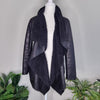 Ava Black Faux Leather Jacket 6 AU