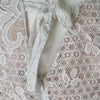 Temt cream lace romper playsuit with tie at back of neck. 10