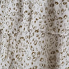 Luvalot Cream leopard print mini skirt with ruffle detail. Size 6 AU