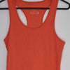 Lorna Jane Orange Ribbed Tank Top Medium