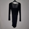 That's So Fetch Black Mesh Long Sleeve Bodycon Dress 8 AU