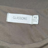 Glassons Crop Tank Top Brown Size XS