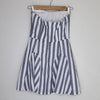 Polly Strapless Striped Dress Size 6 AU