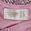 Club London Pink Sequin Open Back Dress Size AU 12 AU