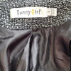 Sunny Girl Black White Textured Wool Blend Blazer Size 12