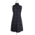 Cue Black Check Sleeveless High Neck A-Line Dress 6 AU