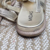 Midas Gold Glitter Embellished Sandals Gold Size 42