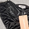 That's So Fetch Dress Black Mini snakskin Wet Look Bodycon 8 AU