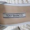Tony Bianco White Leather Heels White Size AU 7