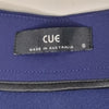 Cue Women's Blue Pleated skirt with front zipper. Size 6 AU