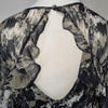 Witchery Abstract Print Midi Dress Size AU 6