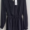 Showpo Women’s Black Long Sleeve Playsuit NWT Size 10 AU