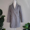 Topshop Chic grey coat effortlessly stylish with silver 8
