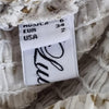 Luvalot Cream leopard print mini skirt with ruffle detail. Size 6 AU