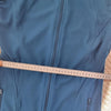 Lorna Jane Blue zip-up mesh jacket with thumb holes and 2
