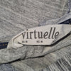 Virtuelle Grey Marle Hoodie Tunic Top Grey
